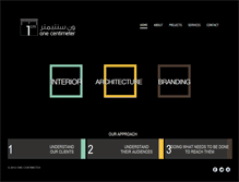 Tablet Screenshot of one-centimeter.com